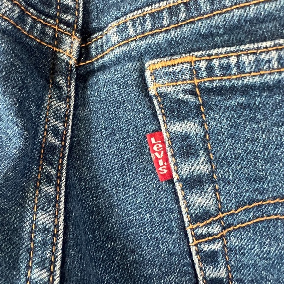 Levi's 515 Bootcut Leg Jeans Women 30x29 Blue Denim Stretch Mid Rise Medium Wash - Picture 14 of 16